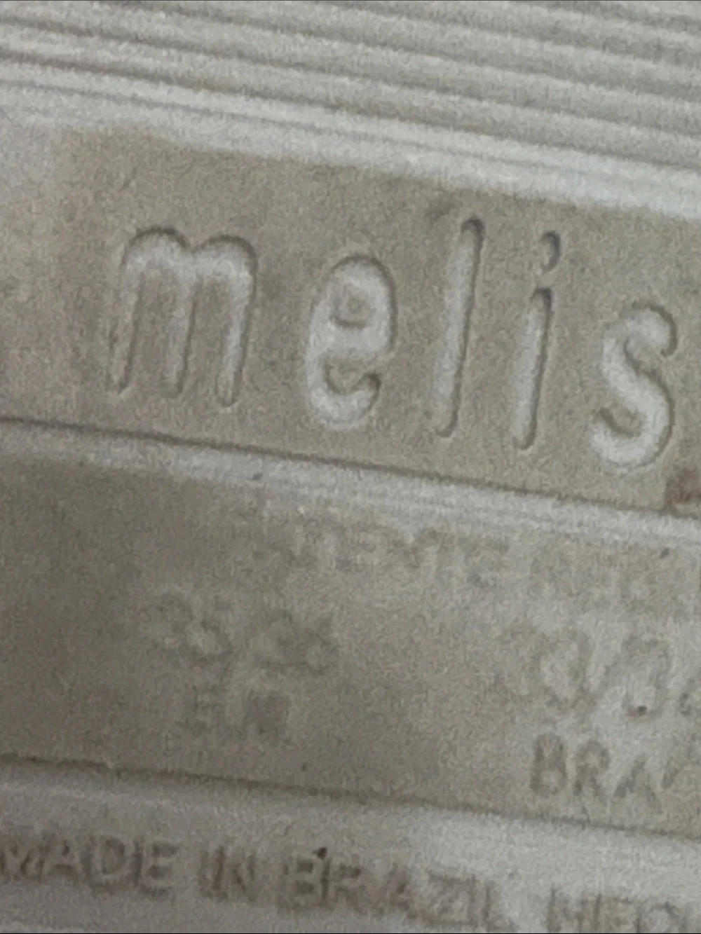 Mel by Melissa golden Bow open toe flat